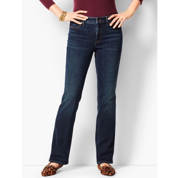 talbots curvy bootcut jeans